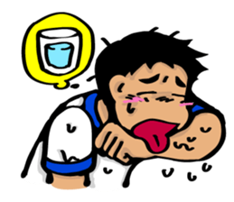 boys of cooking and eating sticker #518202