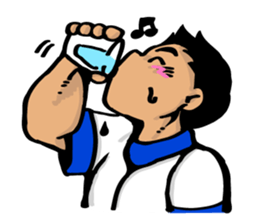 boys of cooking and eating sticker #518203