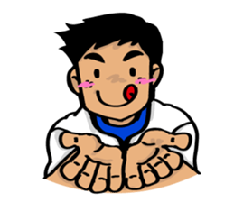 boys of cooking and eating sticker #518210