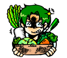 boys of cooking and eating sticker #518215