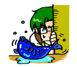 boys of cooking and eating sticker #518229