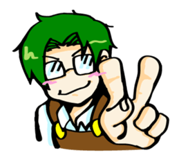 boys of cooking and eating sticker #518233