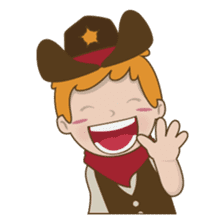 Bill, the fun and charming cowboy sticker #518474