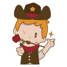 Bill, the fun and charming cowboy sticker #518475