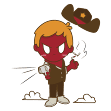 Bill, the fun and charming cowboy sticker #518476