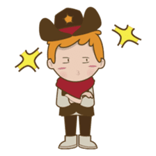 Bill, the fun and charming cowboy sticker #518477