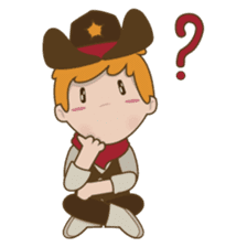 Bill, the fun and charming cowboy sticker #518478