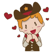 Bill, the fun and charming cowboy sticker #518481