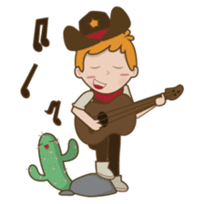 Bill, the fun and charming cowboy sticker #518484
