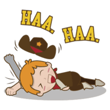 Bill, the fun and charming cowboy sticker #518485