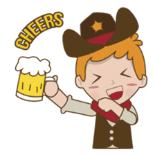 Bill, the fun and charming cowboy sticker #518487