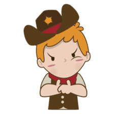 Bill, the fun and charming cowboy sticker #518488