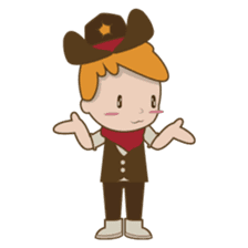 Bill, the fun and charming cowboy sticker #518489
