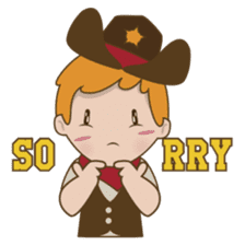 Bill, the fun and charming cowboy sticker #518491