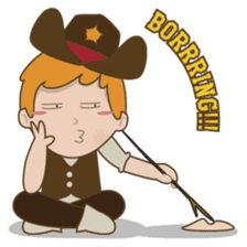 Bill, the fun and charming cowboy sticker #518493