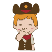 Bill, the fun and charming cowboy sticker #518494