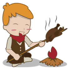 Bill, the fun and charming cowboy sticker #518495