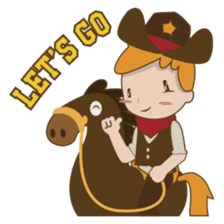 Bill, the fun and charming cowboy sticker #518496