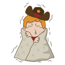 Bill, the fun and charming cowboy sticker #518500