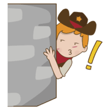 Bill, the fun and charming cowboy sticker #518501