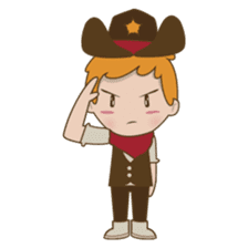 Bill, the fun and charming cowboy sticker #518509