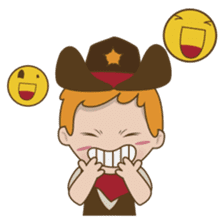 Bill, the fun and charming cowboy sticker #518511
