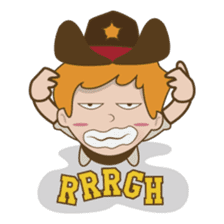 Bill, the fun and charming cowboy sticker #518512