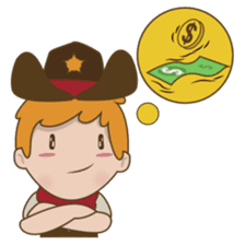 Bill, the fun and charming cowboy sticker #518513