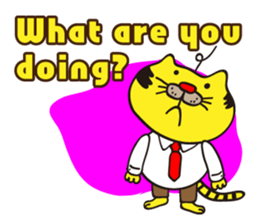 Hello Neko Oyaji sticker #518756