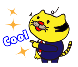 Hello Neko Oyaji sticker #518775