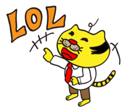 Hello Neko Oyaji sticker #518777