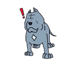 Big dog stamp sticker #518914
