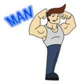 Bodybuilding sticker #519194