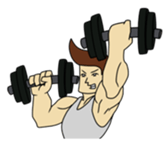 Bodybuilding sticker #519195