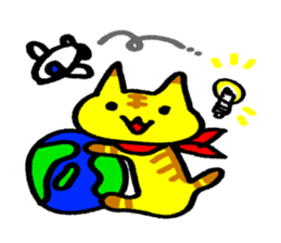 TRAVEL TIGER CAT sticker #519514