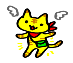 TRAVEL TIGER CAT sticker #519518