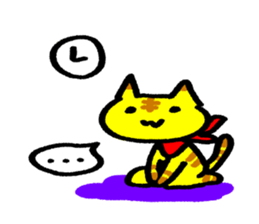 TRAVEL TIGER CAT sticker #519525