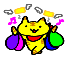 TRAVEL TIGER CAT sticker #519532