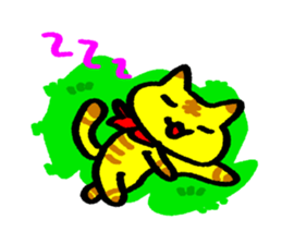 TRAVEL TIGER CAT sticker #519553