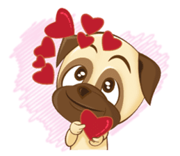 Puggy Pug sticker #520717