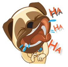 Puggy Pug sticker #520722