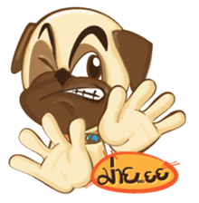 Puggy Pug sticker #520723