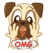 Puggy Pug sticker #520724