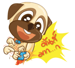 Puggy Pug sticker #520725
