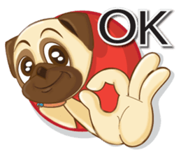 Puggy Pug sticker #520729
