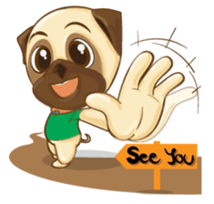 Puggy Pug sticker #520732