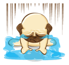 Puggy Pug sticker #520733