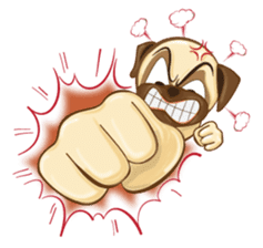 Puggy Pug sticker #520734