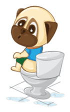 Puggy Pug sticker #520735