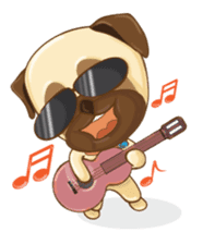 Puggy Pug sticker #520736